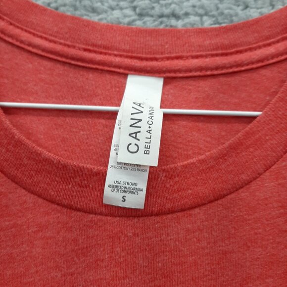 Did You Clear Your Cache? Red Graphic T-Shirt Canvas Small - Picture 2 of 4